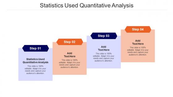 Statistics Used Quantitative Analysis Ppt Powerpoint Presentation Infographic Cpb