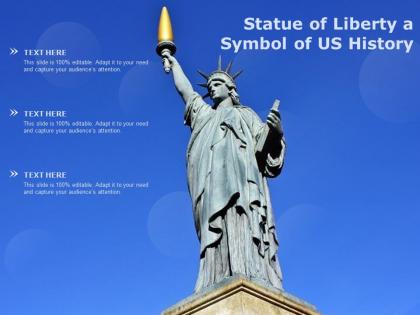 Statue of liberty a symbol of us history