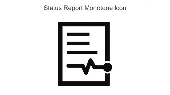 Status Report Monotone Icon In Powerpoint Pptx Png And Editable Eps Format