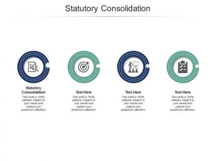 Statutory consolidation ppt powerpoint presentation pictures infographics cpb