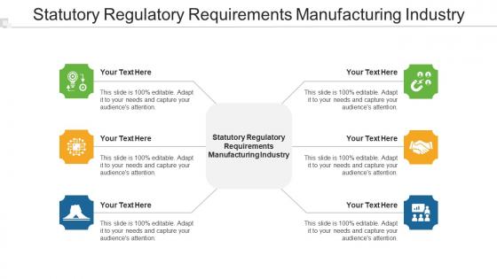 Statutory Regulatory Requirements Manufacturing Industry Ppt Powerpoint Presentation Deck Cpb