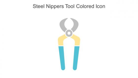 Steel Nippers Tool Colored Icon In Powerpoint Pptx Png And Editable Eps Format