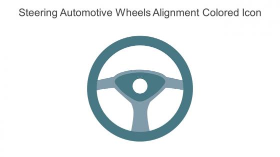 Steering Automotive Wheels Alignment Colored Icon In Powerpoint Pptx Png And Editable Eps Format