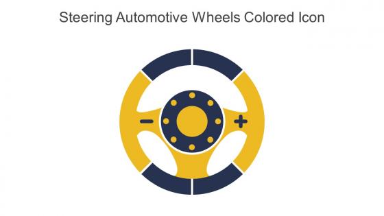 Steering Automotive Wheels Colored Icon In Powerpoint Pptx Png And Editable Eps Format