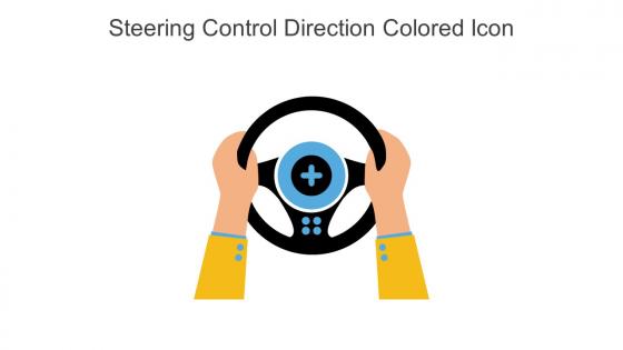 Steering Control Direction Colored Icon In Powerpoint Pptx Png And Editable Eps Format