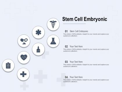 Stem cell embryonic ppt powerpoint presentation styles brochure