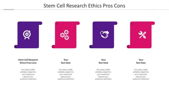 Stem cell research ethics pros cons ppt powerpoint presentation ideas objects cpb