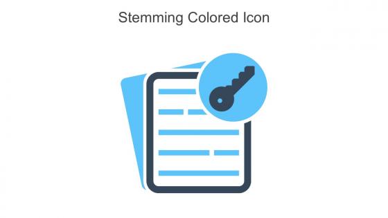 Stemming Colored Icon In Powerpoint Pptx Png And Editable Eps Format