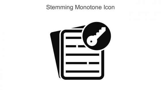 Stemming Monotone Icon In Powerpoint Pptx Png And Editable Eps Format