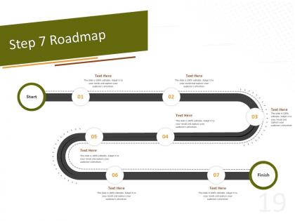 Step 7 roadmap c1511 ppt powerpoint presentation ideas sample