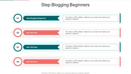 Step Blogging Beginners In Powerpoint And Google Slides Cpb