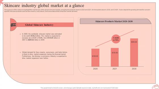 Step By Step Guide To Skincare Industry Global Market At A Glance BP SS