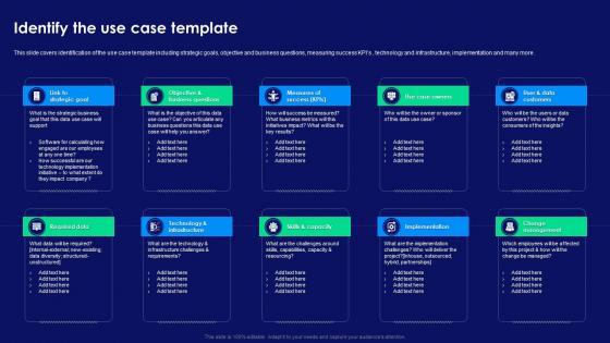 Step By Step Technology Implementation Guide Identify The Use Case Template