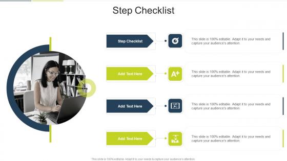 Step Checklist In Powerpoint And Google Slides Cpb
