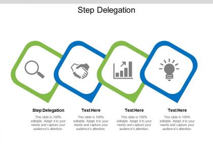 Step delegation ppt powerpoint presentation model slide portrait cpb