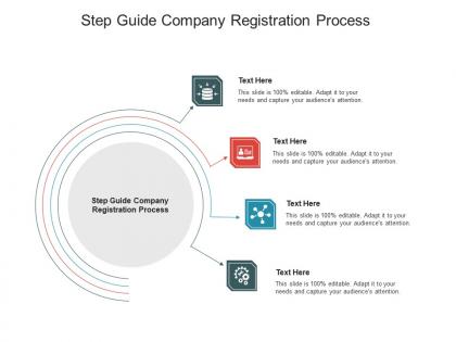 Step guide company registration process ppt powerpoint presentation gallery slide download cpb