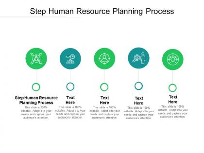 Step human resource planning process ppt powerpoint presentation outline show cpb