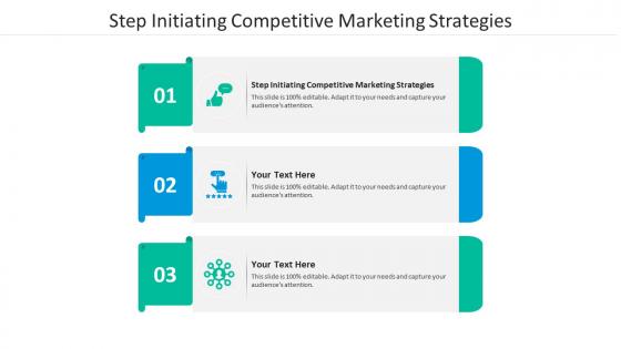 Step initiating competitive marketing strategies ppt powerpoint presentation pictures graphic tips cpb