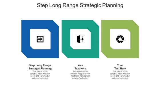 Step long range strategic planning ppt powerpoint presentation model influencers cpb