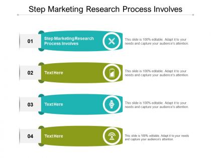 Step marketing research process involves ppt powerpoint presentation inspiration layouts cpb