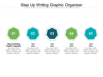 Step up writing graphic organizer ppt powerpoint presentation styles design ideas cpb