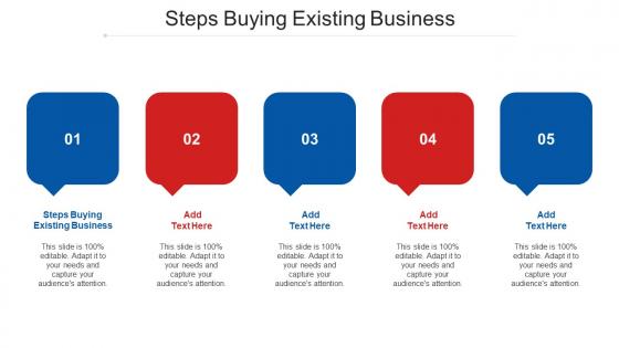 Steps Buying Existing Business Ppt Powerpoint Presentation Inspiration Template Cpb