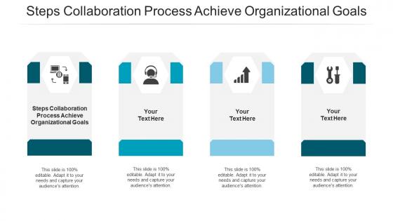 Steps collaboration process achieve organizational goals ppt powerpoint presentation slides cpb