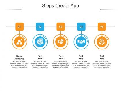 Steps create app ppt powerpoint presentation professional gallery cpb