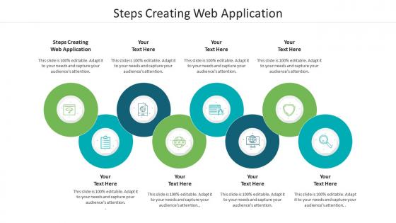 Steps creating web application ppt powerpoint presentation cpb