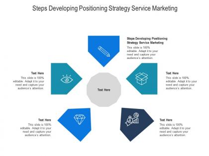 Steps developing positioning strategy service marketing ppt powerpoint tips cpb