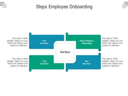 Steps employee onboarding ppt powerpoint presentation styles file formats cpb
