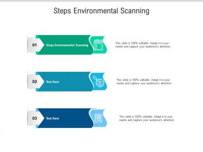 Steps environmental scanning ppt powerpoint presentation ideas gallery cpb