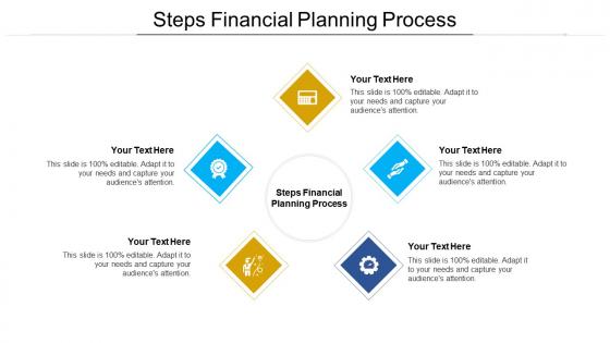 Steps financial planning process ppt powerpoint presentation icon slide download cpb