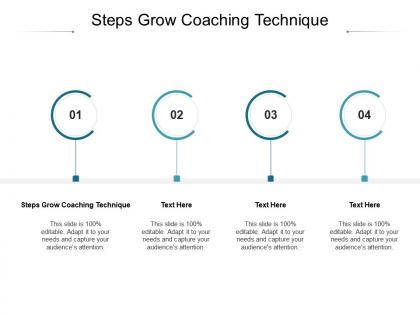 Steps grow coaching technique ppt powerpoint presentation professional clipart cpb