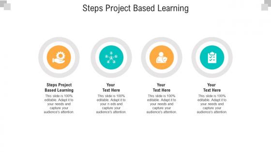 Steps project based learning ppt powerpoint presentation gallery layouts cpb
