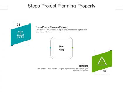 Steps project planning property ppt powerpoint presentation styles guide cpb