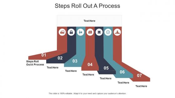Steps roll out a process ppt powerpoint presentation layouts topics cpb