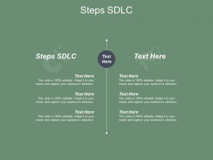 Steps sdlc ppt powerpoint presentation gallery infographic template cpb