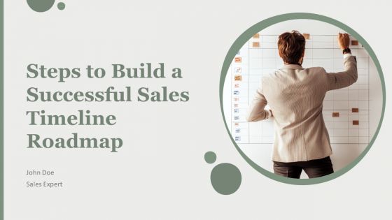 Steps To Build A Successful Sales Timeline Roadmap PPT Outline AT