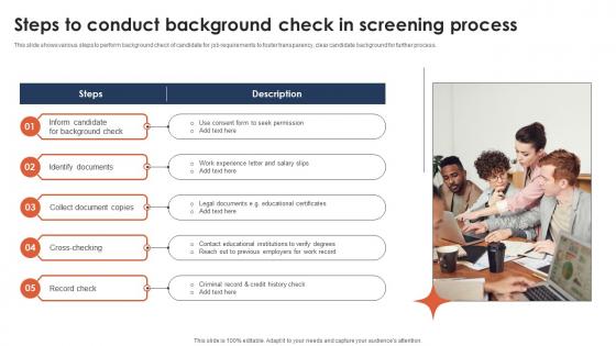 Steps To Conduct Background Check In Screening Process