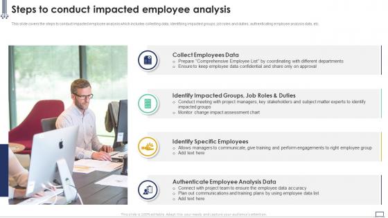 Steps To Conduct Impacted Employee Analysis Implementing Change Management Plan