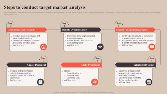 Steps To Conduct Target Market Analysis Strategy To Improve Enterprise Sales Performance MKT SS V