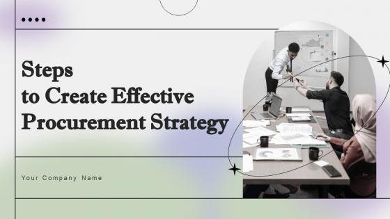 Steps To Create Effective Procurement Strategy CD V