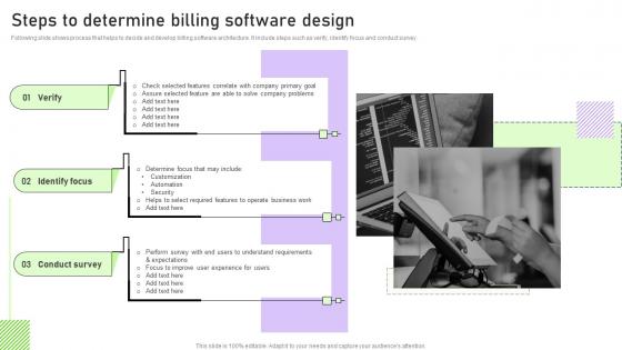 Steps To Determine Billing Software Design Streamlining Customer Support