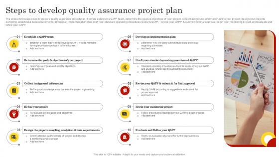 Steps To Develop Quality Assurance Project Plan