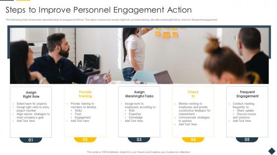 Steps To Improve Personnel Engagement Action