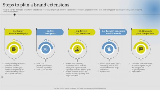 Steps To Plan A Brand Extensions Guide Successful Brand Extension Branding SS