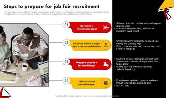 Steps To Prepare For Job Fair Recruitment Talent Pooling Tactics To Engage Global Workforce