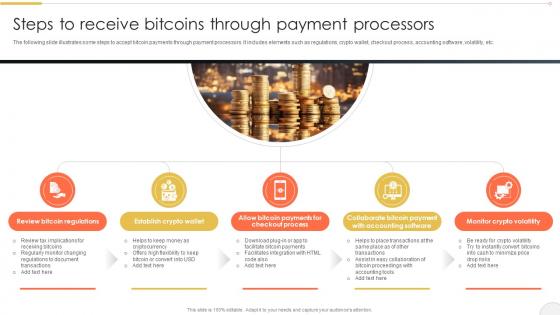 Steps To Receive Bitcoins Comprehensive Bitcoin Guide To Boost Cryptocurrency BCT SS