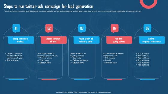 Steps To Run Twitter Ads Campaign For Lead Generation Using Twitter For Digital Promotions
